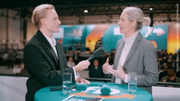 Leonard Jäger und Alice Weidel
