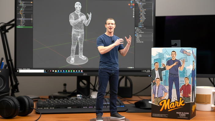 Auch Mark Ziuckerberg gibt es als Actionfigur
