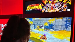 "Donkey Kong Bananza" wird auf der Nintendo Switch 2 gespielt