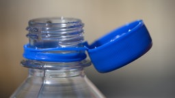 Plastikdeckel einer PET-Flaschen