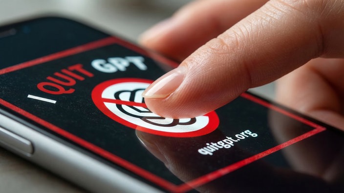 Unter dem Hashtag #QuitGPT formiert sich Widerstand auf Social Media