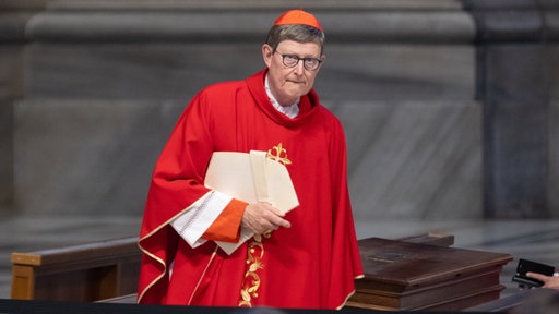 Kardinal Rainer Maria Woelki in Rom zur Konklave