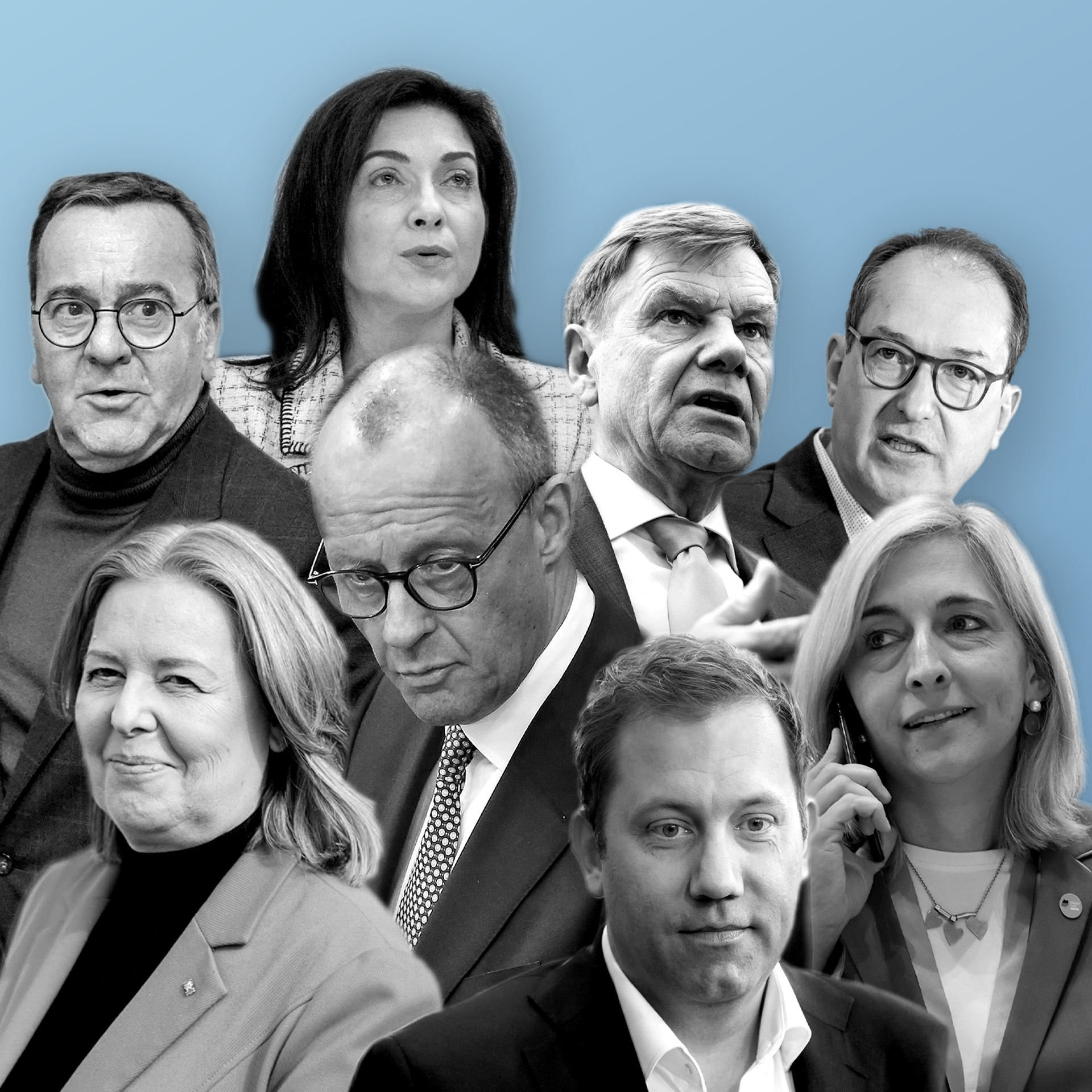 Portraits der neuen Minister 