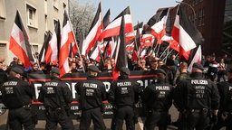 Reichsbürgerdemonstration in Dortmund 2018