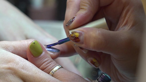 Bunte Nagel-Designs