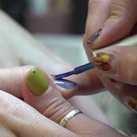 Bunte Nagel-Designs