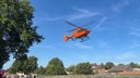 Rettungshubschrauber beim Start 