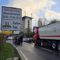 Der Düsseldorfer Rheinufertunnel muss für vier Wochen gesperrt werden