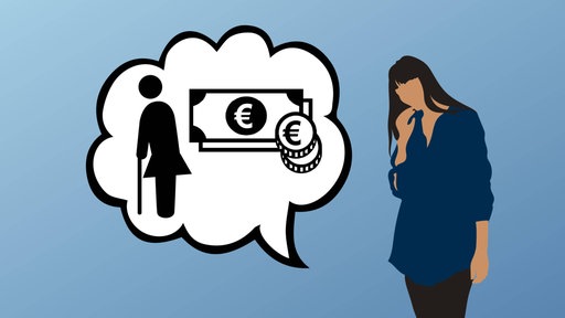 Menschen machen sich Gedanken zu ihrer Altersvorsorge