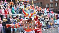 Rosenmontagszug in Düsseldorf 