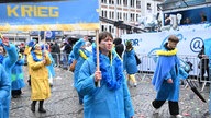 Ukraine-Gruppe auf dem Rosenmontagszug 