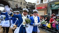 Gute Laune am Rosenmontag in Köln 