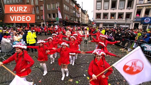 Der Rosenmontagszug in Köln