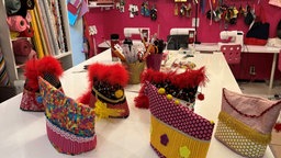 Narrenkappen im Salon Fadenschein