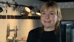 Saskia Kiesewetter, Geschäftsführerin der veganen Fleischerei Köln