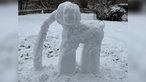 Ein Schneeelefant
