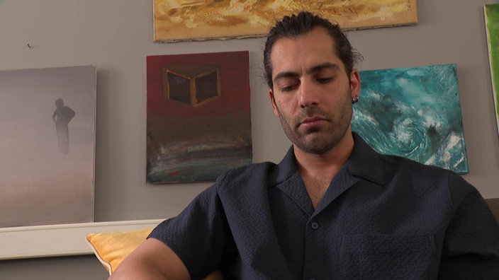 Siavash Hossein, Überlebender des Messerangriffs in Solingen