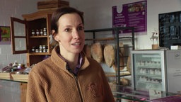 Simona May, Landwirtin in Drensteinfurt, im Hofladen