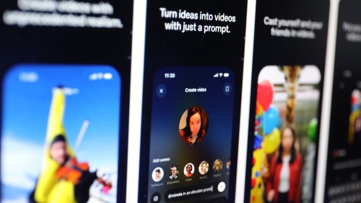 Die Sora2 App ist bislang nur in den USA verfügbar - und wird ein eigenes Social Netzwerk werden