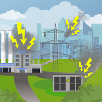 Illustration: Sicherheit von Kritischer Infrastruktur in Gefahr