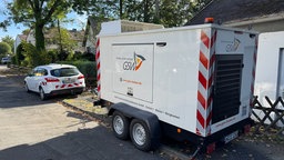 Das Bild zeigt ein Notstromaggregat.