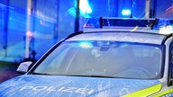 Polizeiauto mit Blaulicht