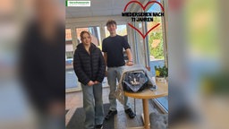 Instagrampost des Tierheim Hannovers zu einer entlaufenenen und wiedergefundenen Katze