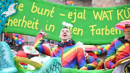 Rosenmontagszug in Düsseldorf