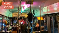 Halloween-Gruselfahrt per Bahn durch Düsseldorf
