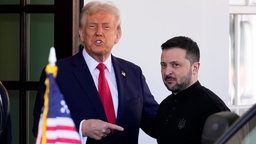 Ukrainischer Präsident Selenskyj tifft den US-Präsidenten Trump in den USA