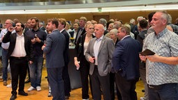 Warten auf die ersten Ergebnisse der OB-Wahl in Hagen