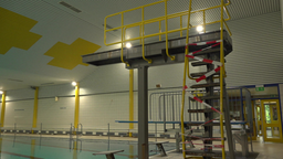 Ein gesperrter 3-Meter-Turm