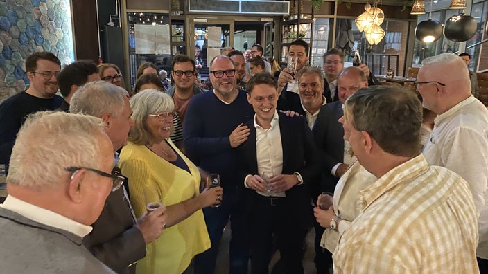 CDU Wahlparty in Solingen