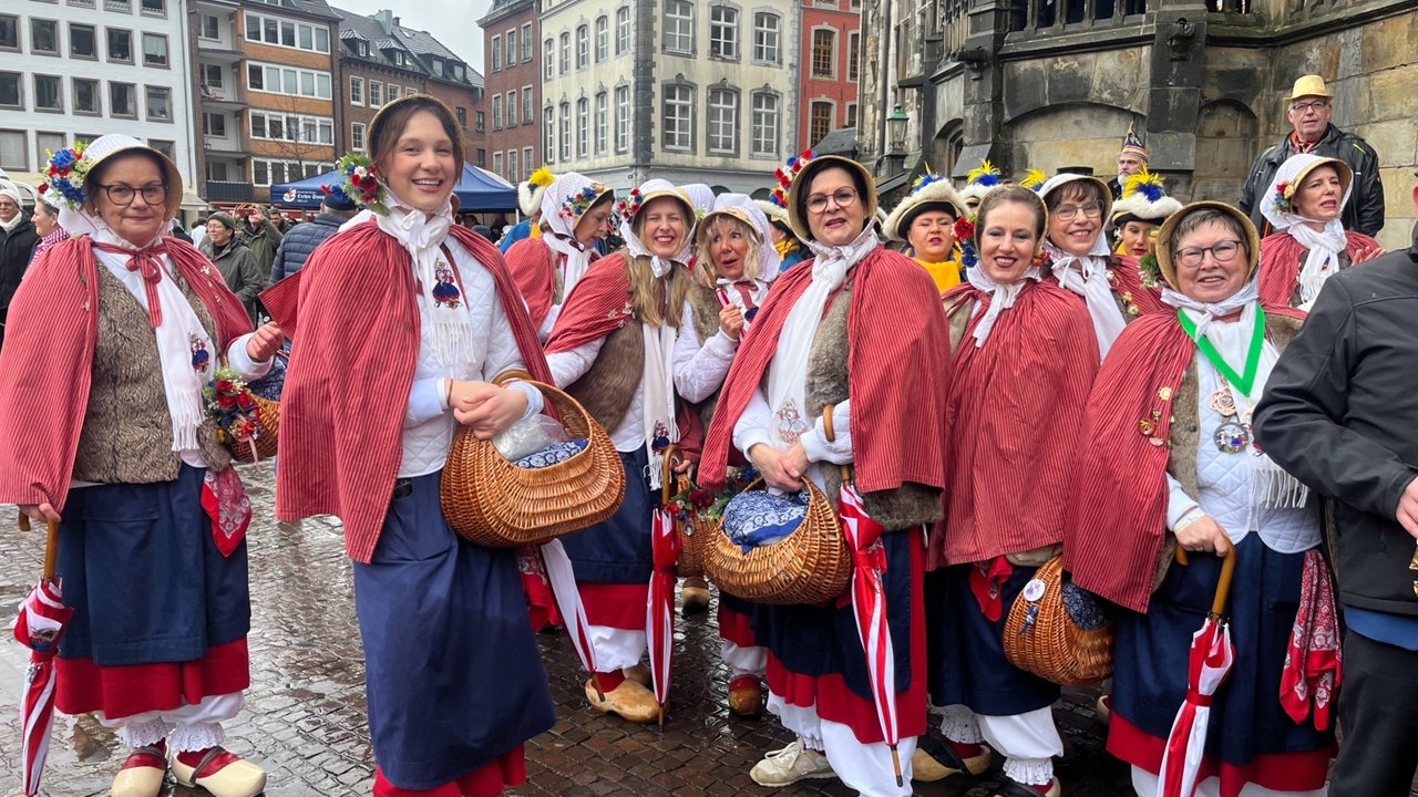 Karnevalisten in Aachen