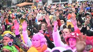 Karnevalisten in Düsseldorf