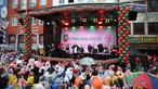 Karnevalisten am Alten Markt in Köln