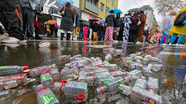 Müll an Weiberfastnacht