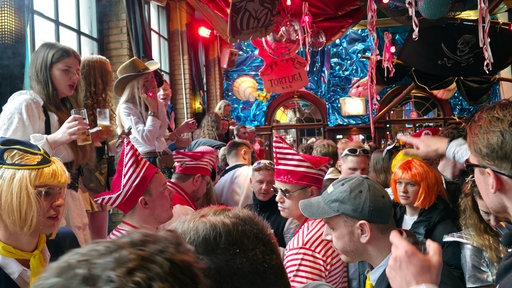 Karnevalisten in Köln