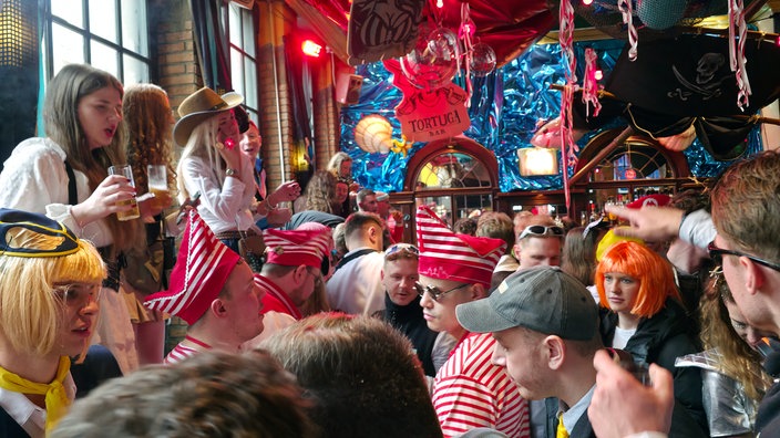 Karnevalisten in Köln