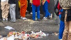 Müll an Weiberfastnacht 