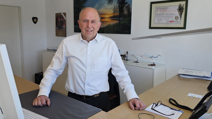 Portrait des Aufsichtsratsvorsitzenden des Flughafens Paderborn/Lippstadt Christoph Rüther, CDU