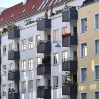 Fassaden von Wohnhäusern
