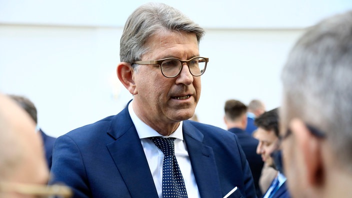 Wolfram Weimer bei der Tagung vom Bundesausschuss der CDU in Berlin