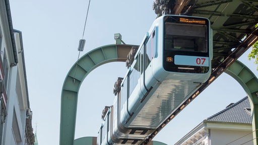 Die Schwebebahn in Wuppertal