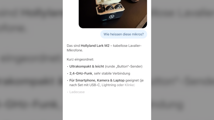 ChatGPT kann auch Fotos auswerten: Die KI erkennt genaue Modellbezeichnungen und mögliche Fehler