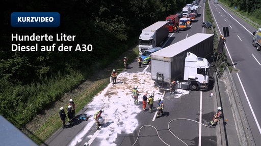 A30 nach Kollision gesperrt | Video