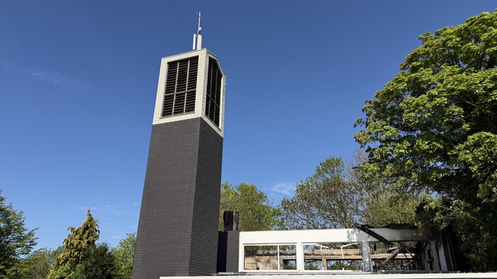Zu sehen ist die Kirche Aldenhoven