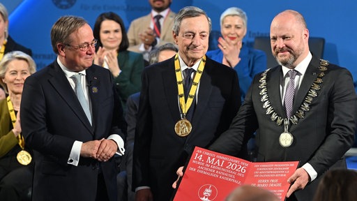 Der Aachener Karlspreis geht dieses Jahr an Mario Draghi