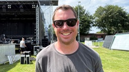 Organisator und Sänger Volker de Vegt 