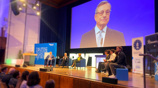 Mario Draghi in der RWTH 